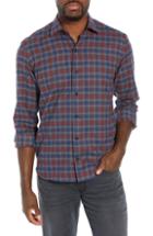 Men's Culturata Supersoft Tailored Fit Check Sport Shirt - Grey
