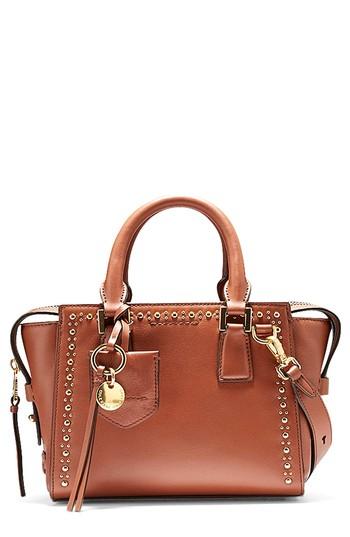 Cole Haan Marli Mini Leather Satchel - Brown