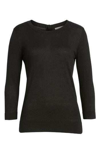 Women's 1901 Back Button Crewneck Sweater