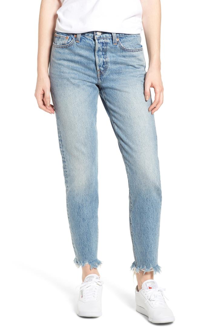 Women's Levi's Wedgie Icon Fit Raw Hem Jeans
