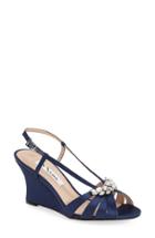 Women's Nina 'voleta' Wedge Sandal .5 M - Blue