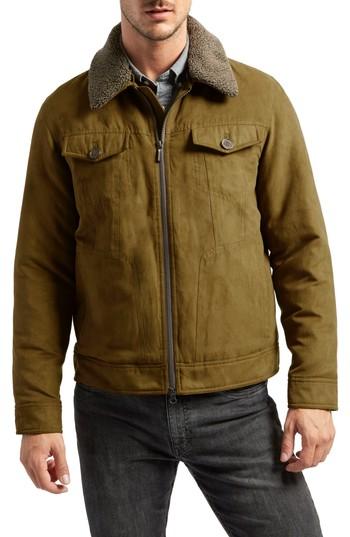 Men's Rainforest Gilpin Water-resistant Trucker Jacket, Size - Yellow