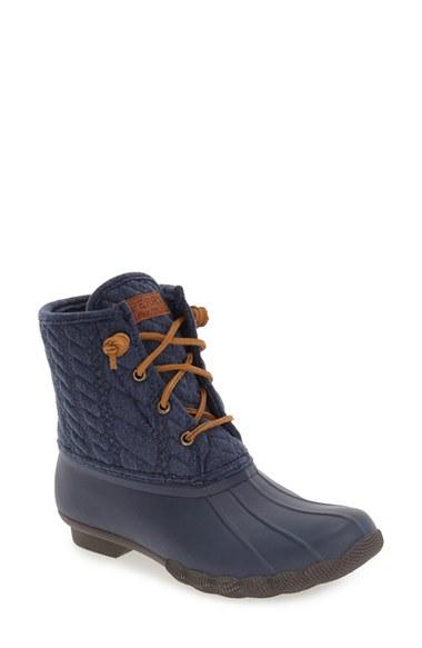 Women's Sperry 'saltwater' Duck Boot M - Blue