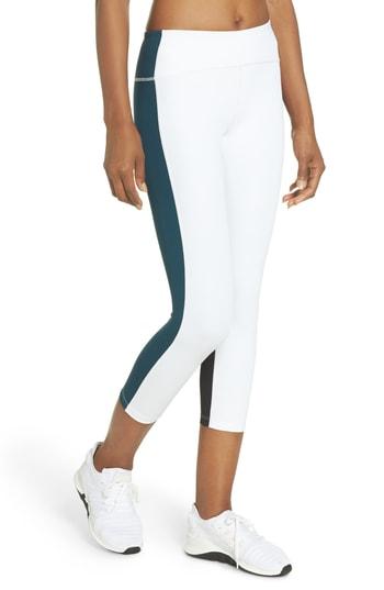 Women's Zella On The Reverse Crop Leggings, Size - White