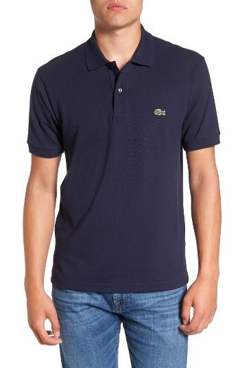 Men's Lacoste Pique Polo (s) - Blue