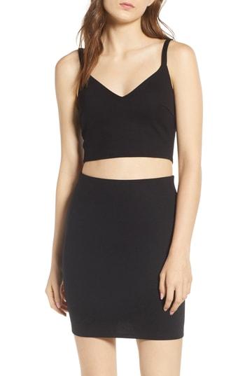 Women's Soprano Crop Top - Black