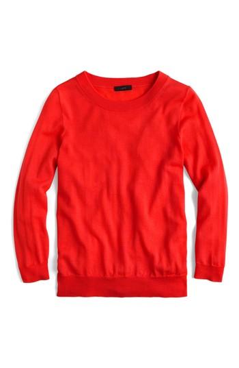 Women's J.crew Tippi Merino Wool Sweater - Orange