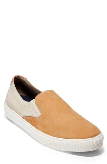 Men's Cole Haan Grandpr? Deck Slip-on Sneaker M - Beige