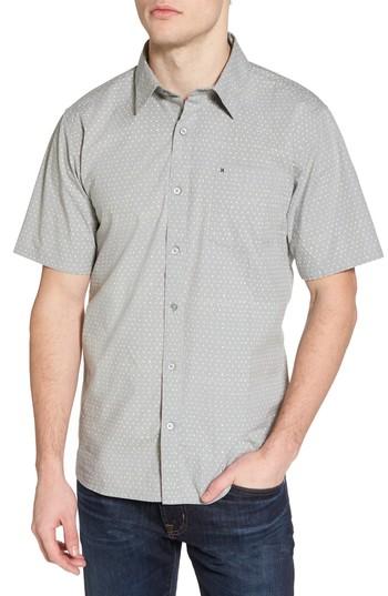 Men's Hurley Jones Dot Woven Shirt - Black