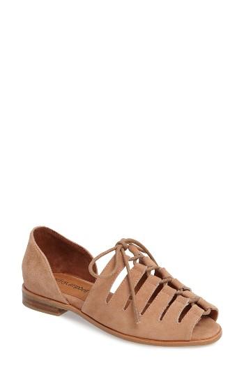 Women's Jeffrey Campbell Lucca Flat Sandal M - Beige