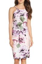 Women's Vince Camuto Crepe Halter Body-con Dress