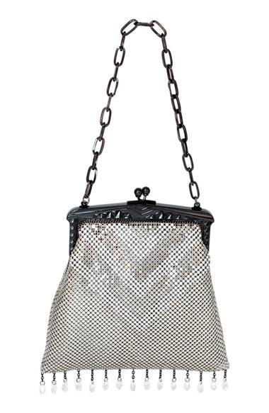 Whiting & Davis 'heritage - Deco' Mesh Clutch - Metallic