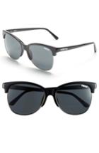 Women's Smith 'rebel' 57mm Cat Eye Sunglasses - Black/ Polar Gray