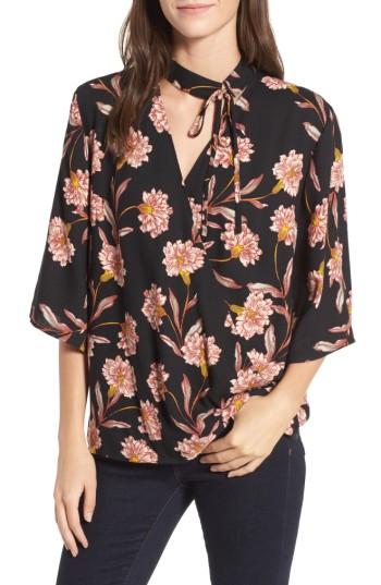 Women's Somedays Lovin Painting The Stars Choker Blouse - Black