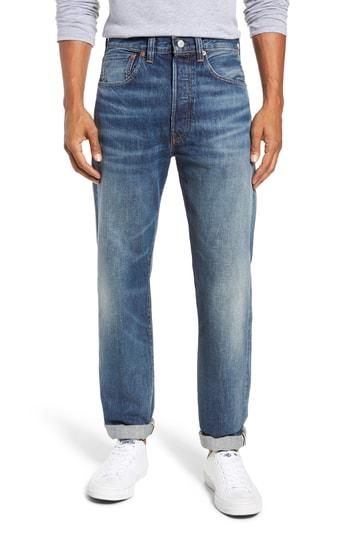 Men's Levi's Vintage Clothing 1947 501 Straight Leg Jeans R - Orange