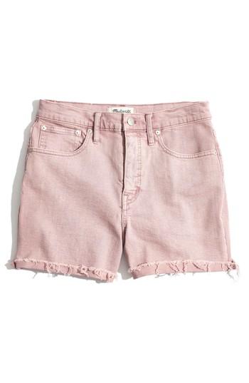 Women's Madewell Garment Dyed High Waist Denim Shorts