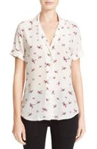 Women's Equipment Colette Dragonfly Print Silk Shirt