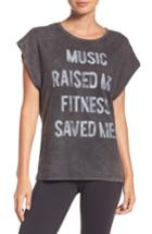 Women's Reebok Studio Music Raised Me Tee