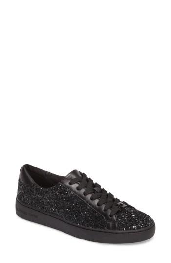 Women's Michael Michael Kors Irving Sneaker .5 M - Black