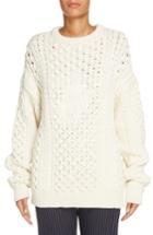 Women's J.w.anderson Cable Knit Sweater - Ivory