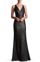 Women's Dress The Population Harper Mermaid Gown - Black