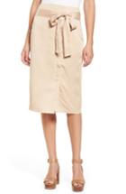Women's Moon River Tie Waist Pencil Skirt