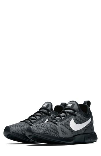 Women's Nike Duel Racer Prm Running Shoe M - Black