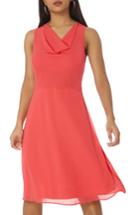 Women's Dorothy Perkins Fit & Flare Dress Us / 6 Uk - Coral