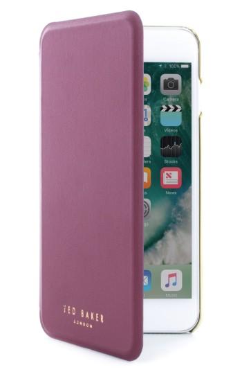 Ted Baker London Shannon Iphone 6/6s/7/8 Mirror Folio Case - Red