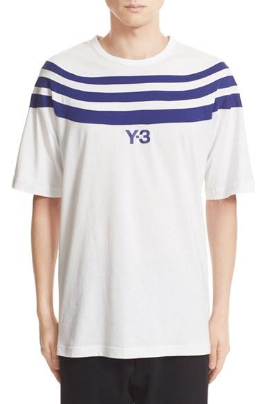 Men's Y-3 Three Stripes T-shirt - White