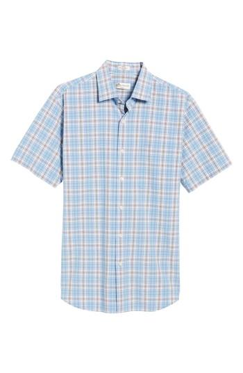 Men's Peter Millar Rockport Plaid Sport Shirt