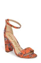 Women's Sam Edelman Yaro Ankle Strap Sandal M - Orange