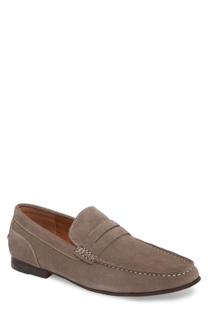 Men's Reaction Kenneth Cole Crespo Penny Loafer .5 M - Grey