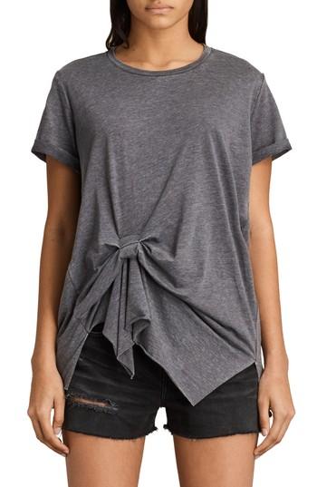 Women's Allsaints Riviera Devo Tee - Grey