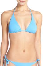 Women's Becca 'color Code' Triangle Bikini Top - Blue
