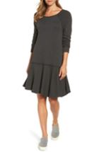 Women's Caslon Ruffle Hem Knit Dress - Grey