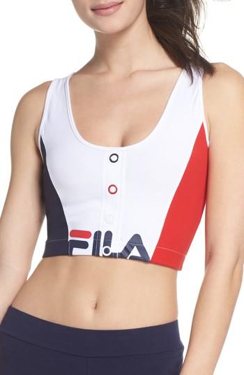 Women's Fila Rihanna Crop Tank - White