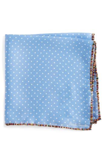 Men's Paul Smith Pindot Silk Pocket Square