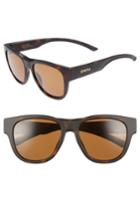 Women's Smith Rounder 52mm Chromapop Polarized Sunglasses - Matte Tortoise