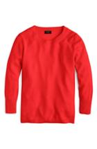 Women's J.crew Crewneck Cashmere Sweater - Red