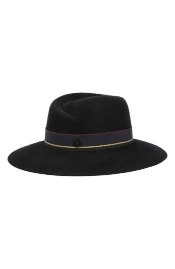 Women's Maison Michel Virginie Fur Felt Hat - Blue
