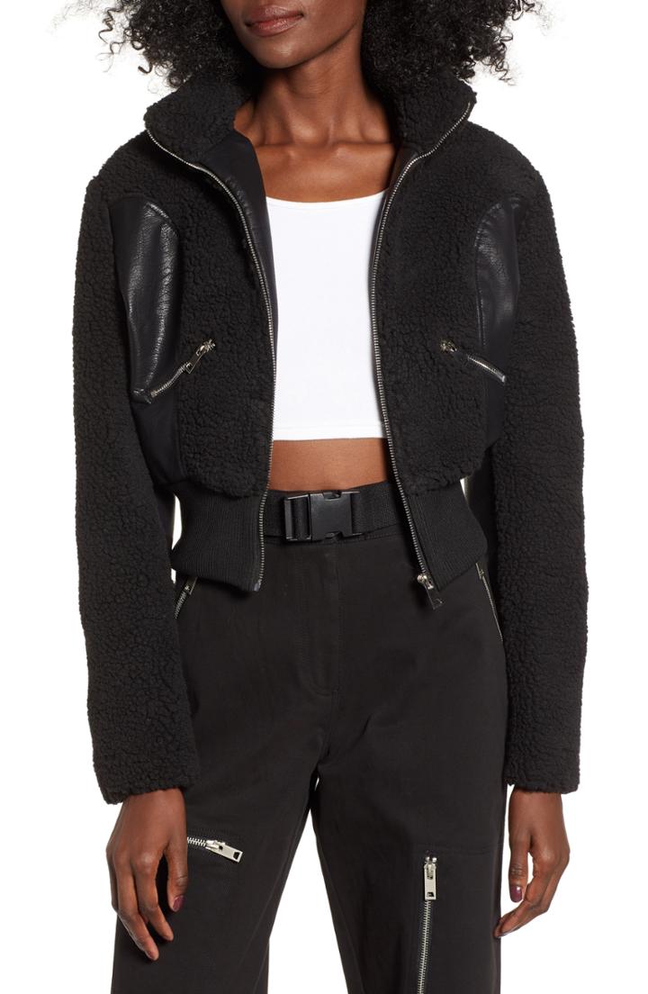Women's I.am. Gia Trixie Crop Jacket - Black