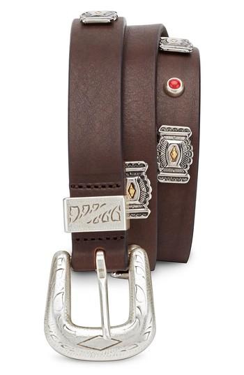 Men's Eleventy Embellished Belt 0 Eu - Black