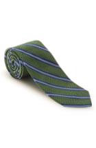 Men's Robert Talbott Stripe Silk Tie, Size - Green