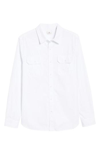 Men's Ag Benning Slim Fit Utility Shirt - White