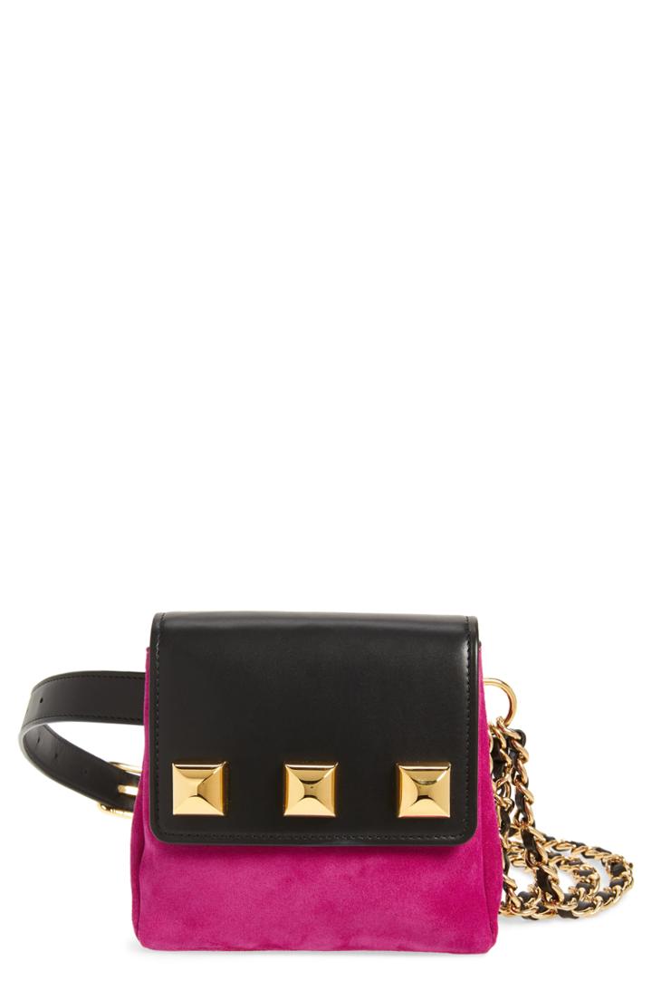 Marc Jacobs Montana Suede & Leather Belt Bag -