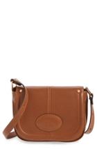 Longchamp 'small Mystery' Leather Crossbody Bag - Brown