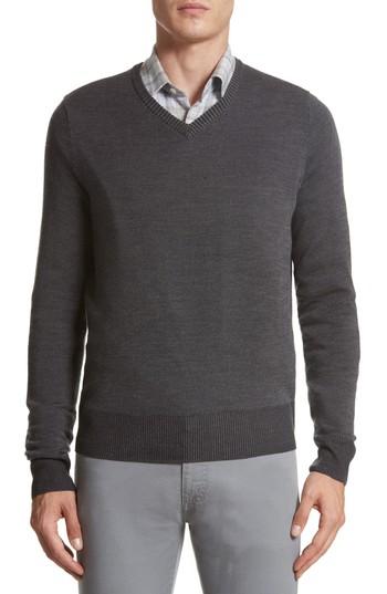 Men's Canali Fit Wool Sweater