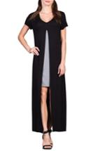 Women's Savi Mom Milan Maternity/nursing Maxi Dress - Black