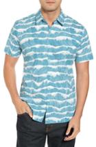 Men's Tori Richard Crest Trim Fit Print Sport Shirt - Blue